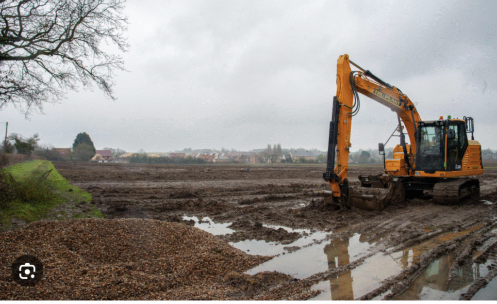 Framlingham preliminary archaeological works