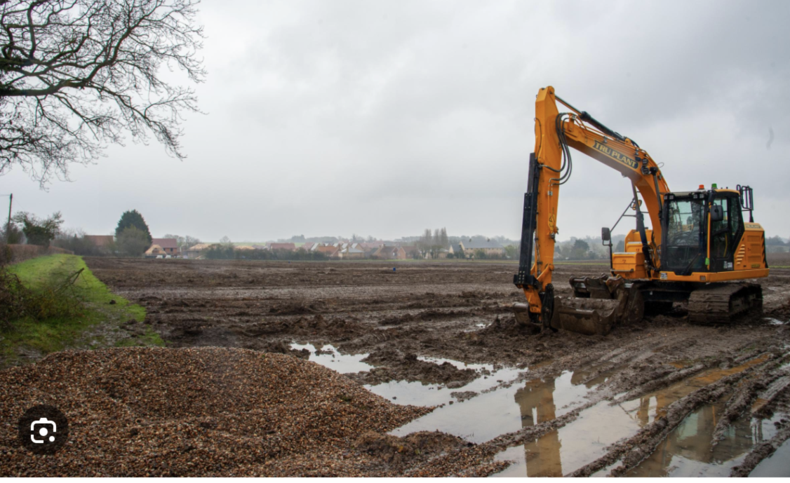 Framlingham preliminary archaeological works
